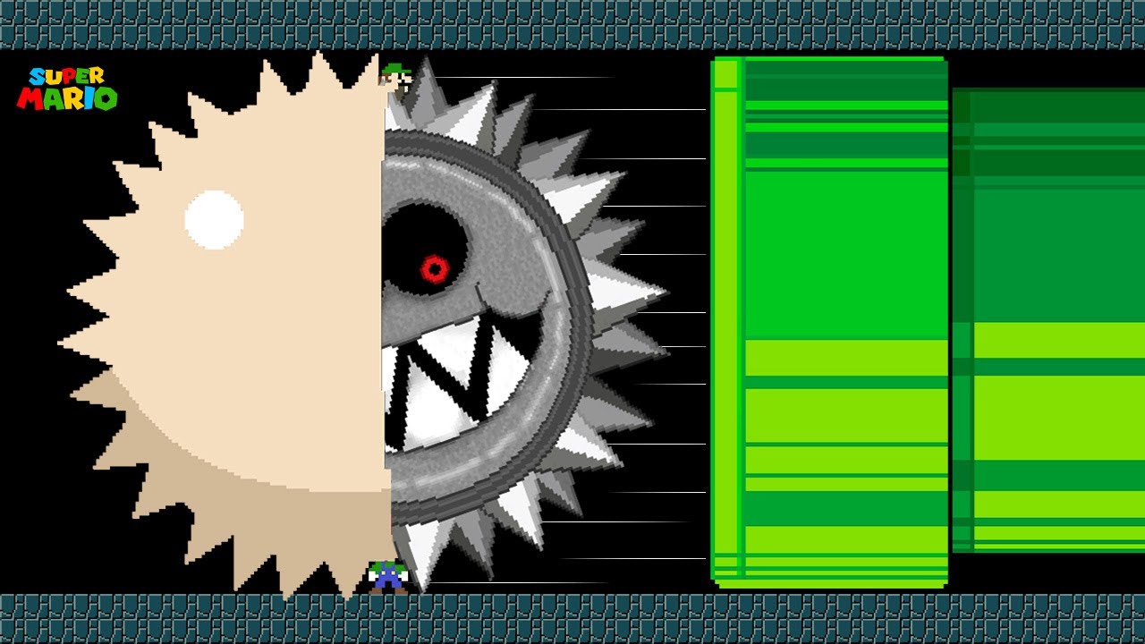 God Mode Luigi vs the Giant Mega Grrrol Escape | Game Animation