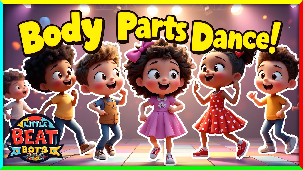 Body Parts Dance | Learn Parts of the Body | Active Movement | Fun Dancing & Learning Song for Kids