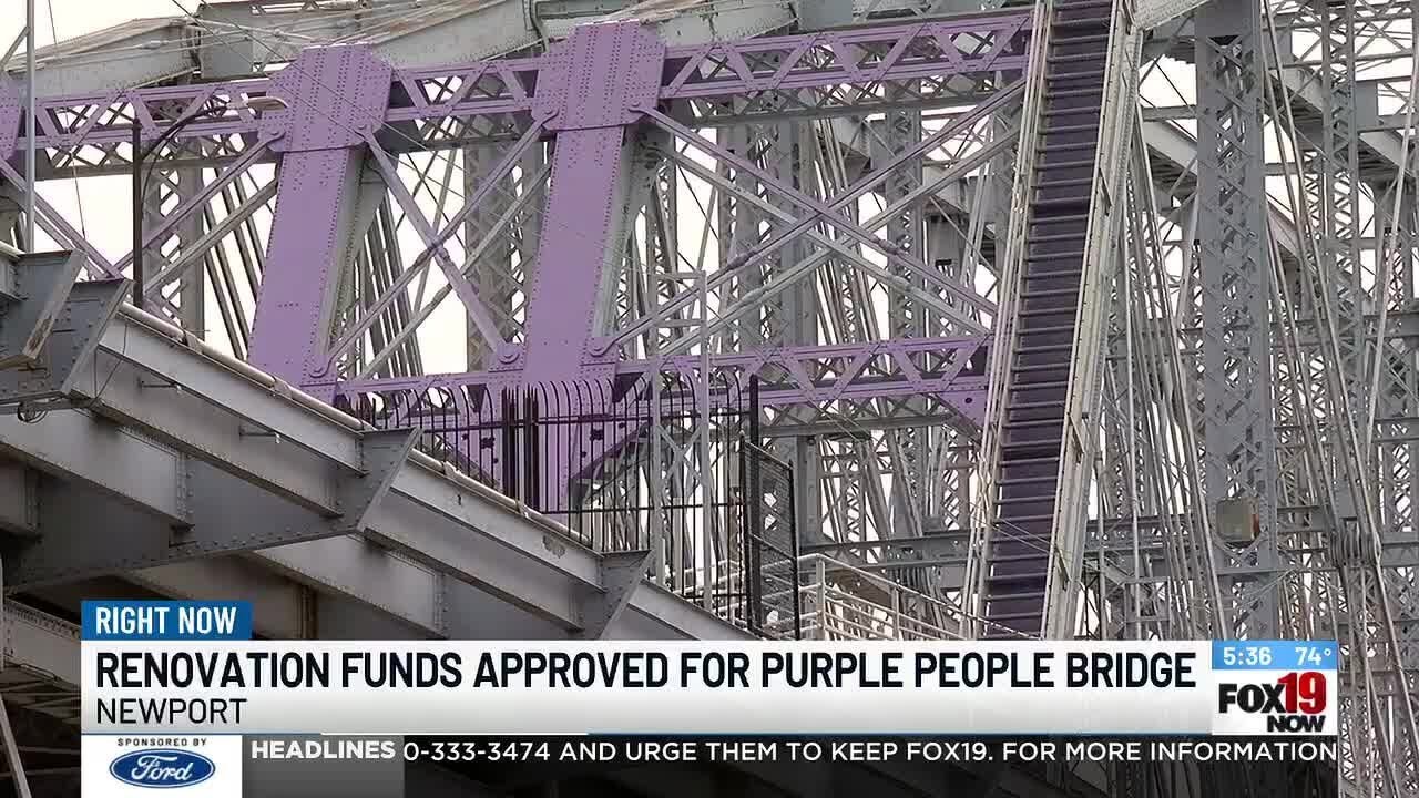 Renovation funds approved for Purple People Bridge