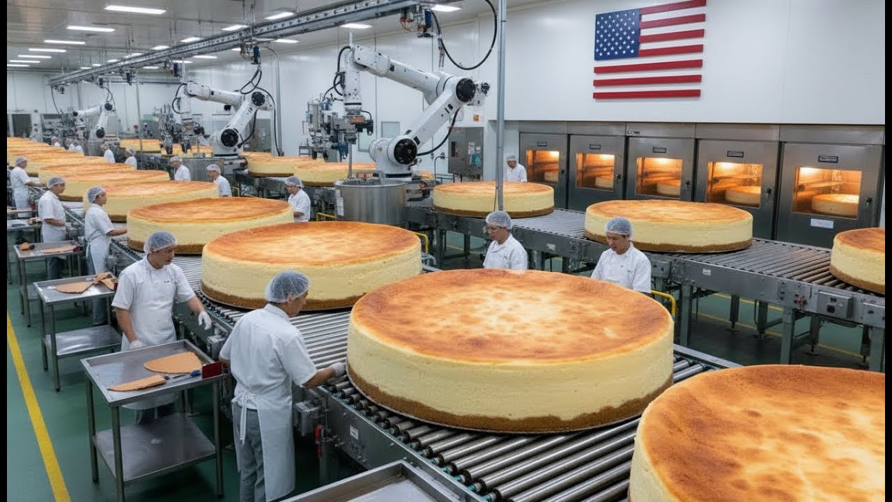 Inside The New York Cheesecake Factory: Classic American Baking ( full process )