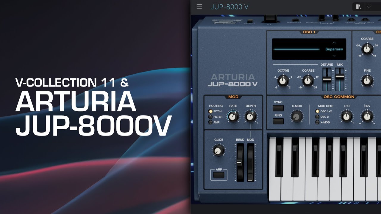 Arturia V-Collection 11: Знакомство с JUP-8000 V (Roland JP 8000)