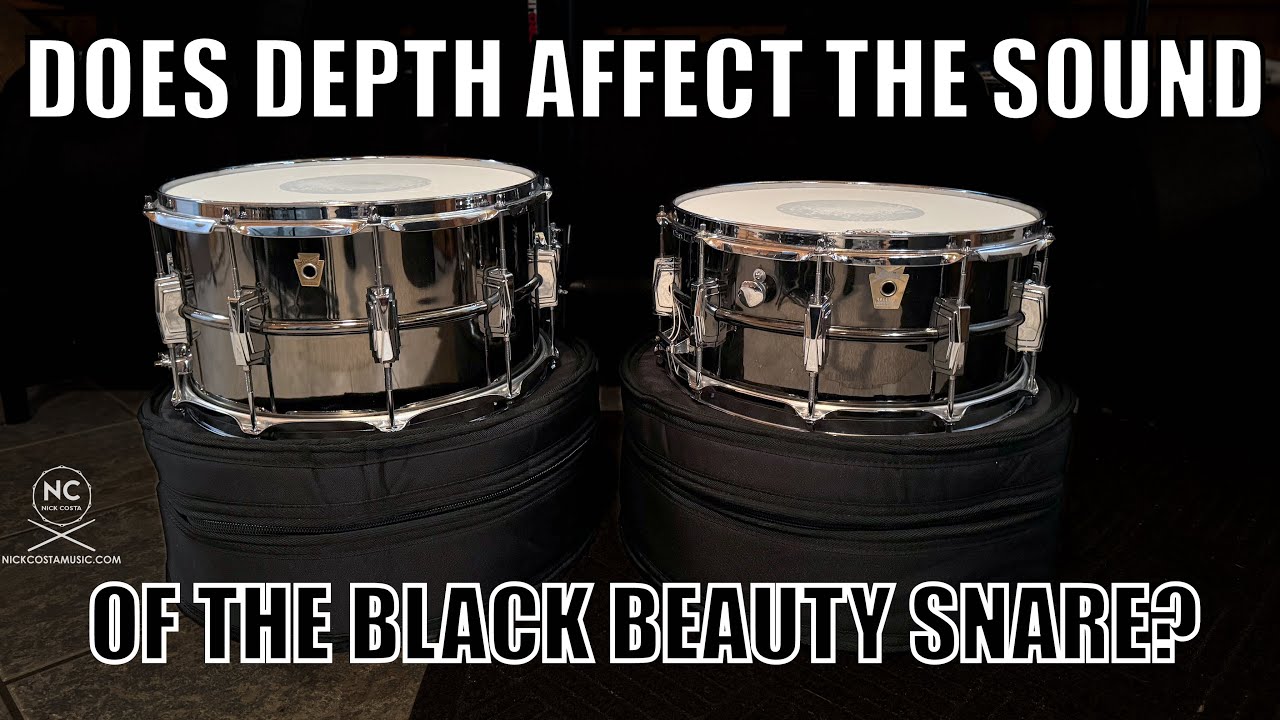 Действительно ли глубина влияет на звучание малого барабана Black Beauty?