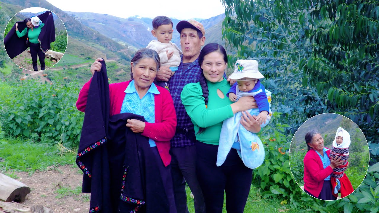 Así cargamos a nuestros hijos en el campo y esto usamos | una costumbre ancestral