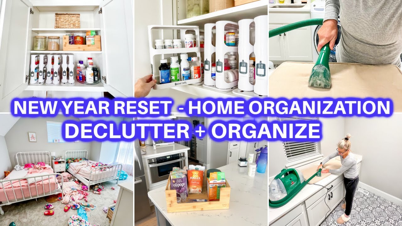 NEW! DECLUTTER + ORGANIZE + CLEAN WITH ME | CLEANING MOTIVATION | NEW YEAR RESET | JAMIE'S JOURNEY