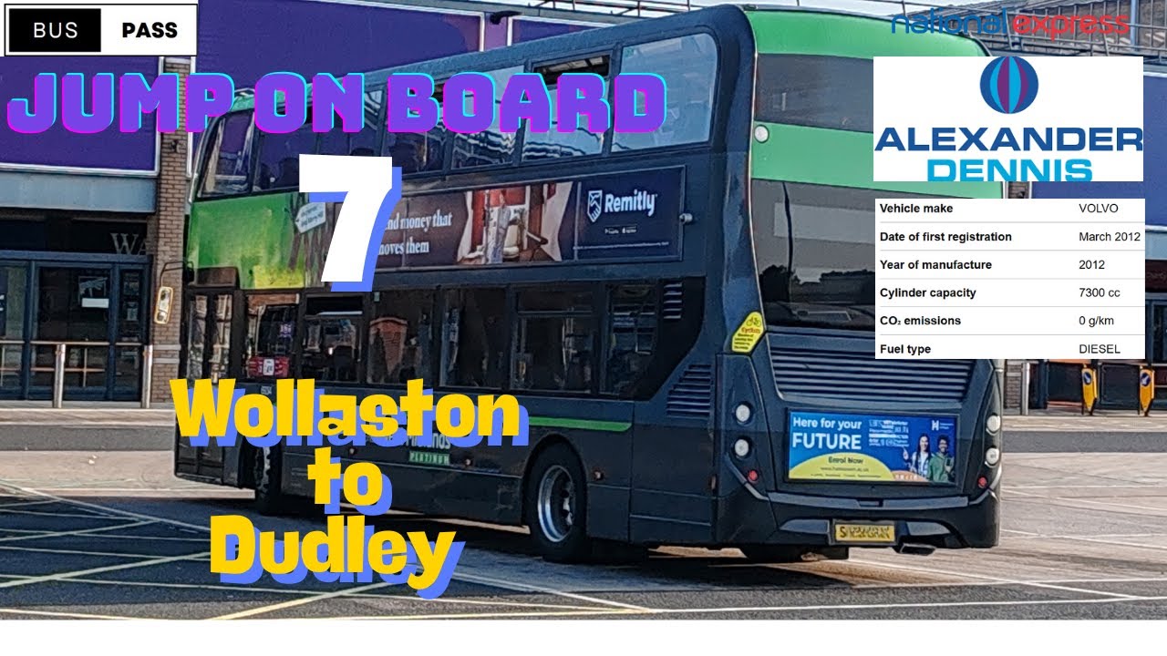 🚌☔️ Route 7 from Wollaston to Dudley | Misty Views | A Rain-Soaked Bus Adventure 🌧️🚍