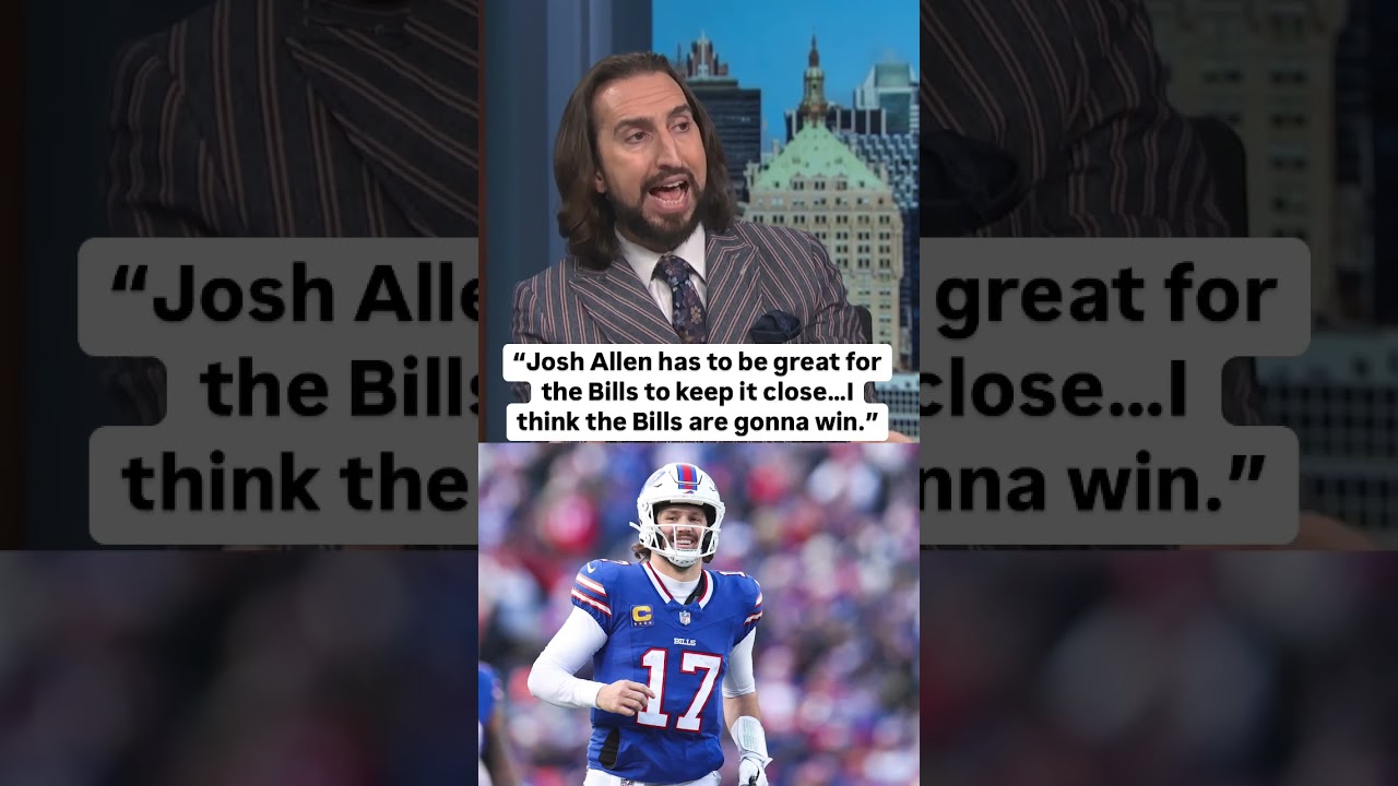 Nick thinks Josh Allen will be the MVP of Ravens-Bills 👀 #nfl #bills #ravens #joshallen #nflplayoffs
