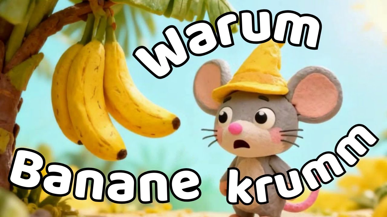 Warum ist die Banane krumm? | Kinderlied | Spoiler: Weil niemand in den Urwald flog & sie gerade bog