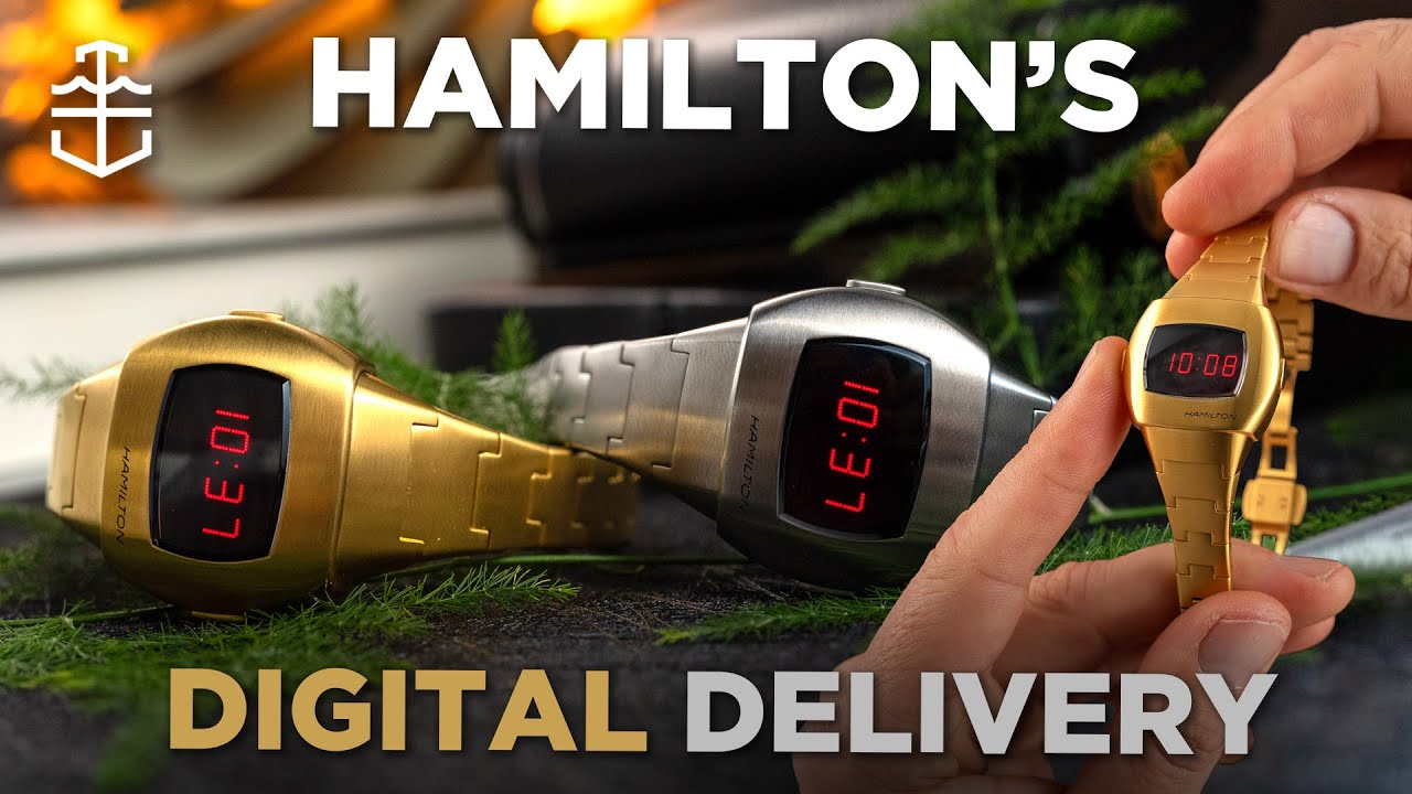 The Hamilton PSR 74 is a smaller take on the digital watch that started it all