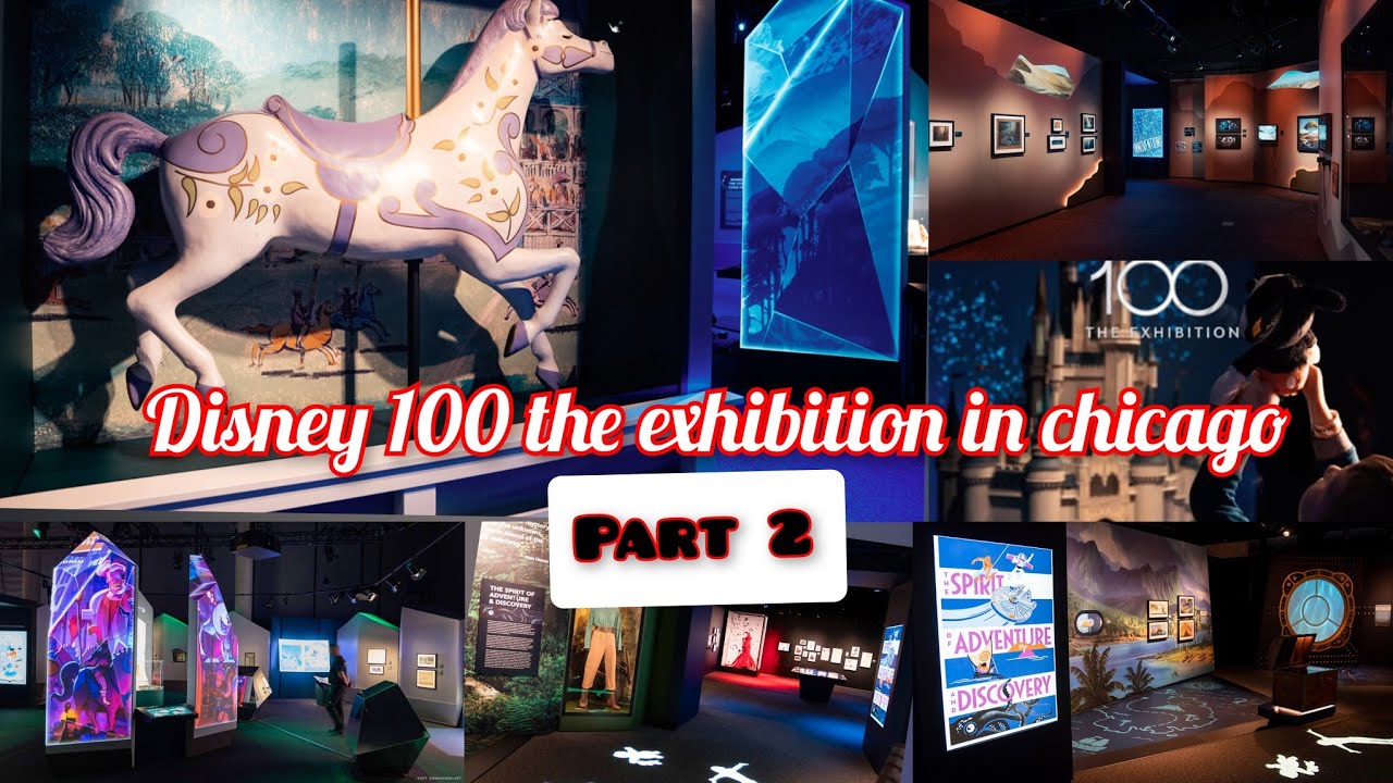 Disney 100 the exhibition in chicago part 2 great experience #disney #chicago #usa #4k #2023 #viral