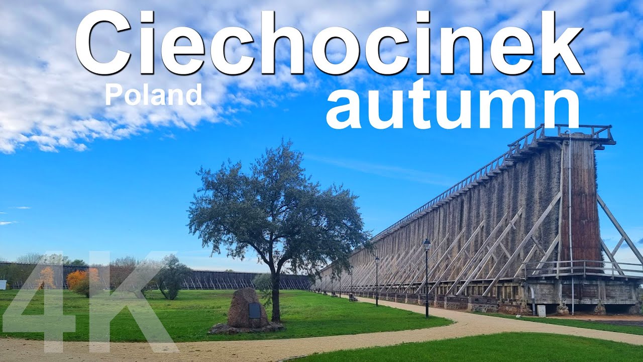 Ciechocinek graduation towers - autumn colors vol. 1 - POLAND Walking Tour