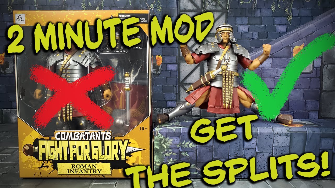 Easy Action Figure Mod | Get More Articulation | Xesray Roman Infantry Customization