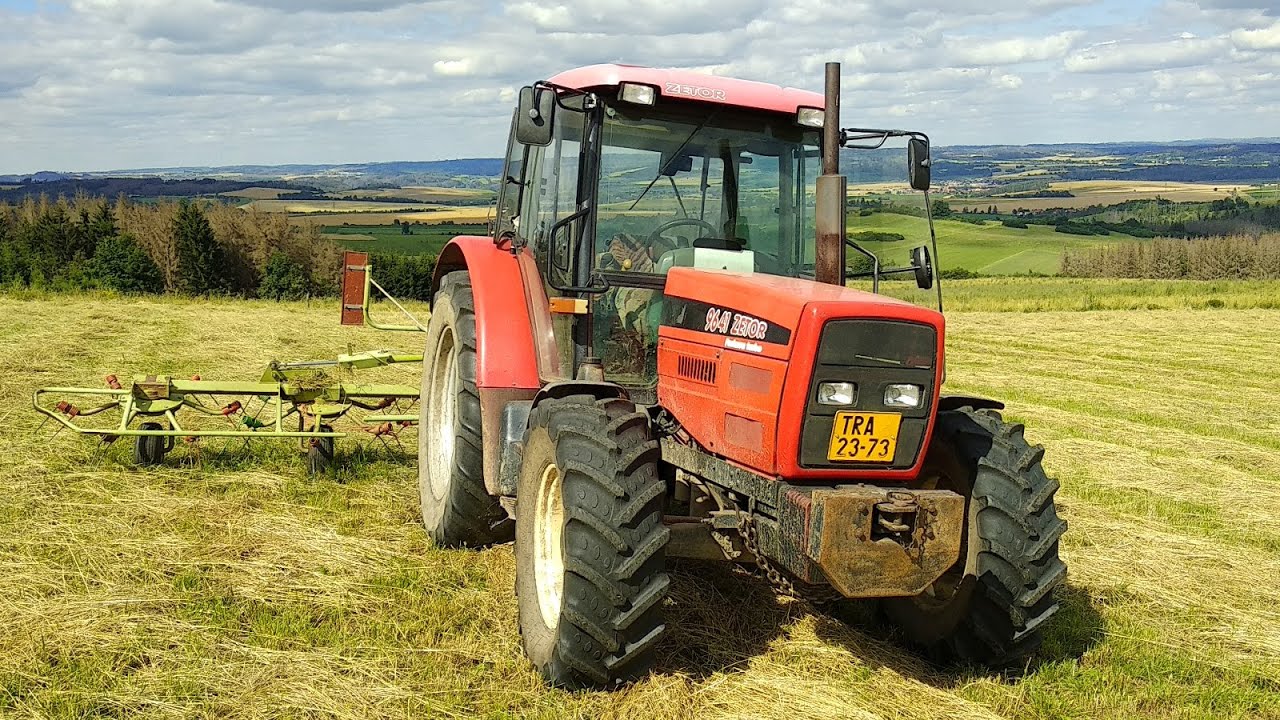 Zetor  9641 Forterra turbo • [GoPro, Driver View] • Obracení sena 2020