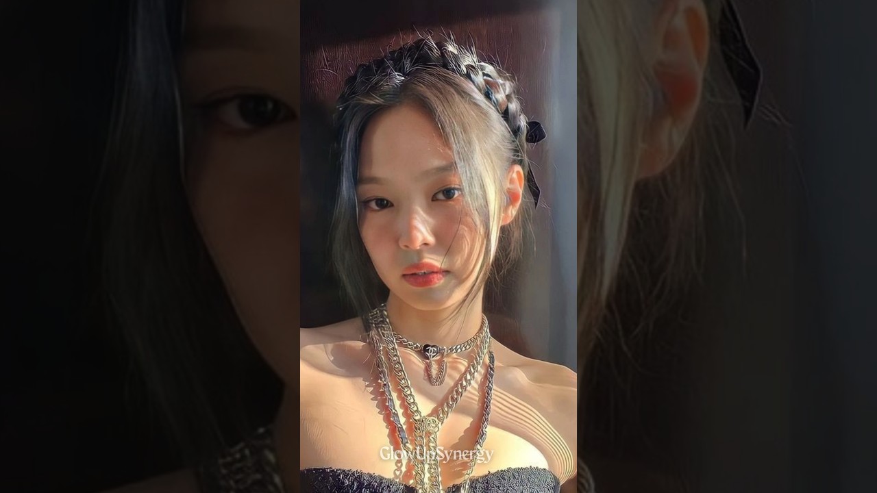 Jennie Crown Braid Hairstyle 🎀