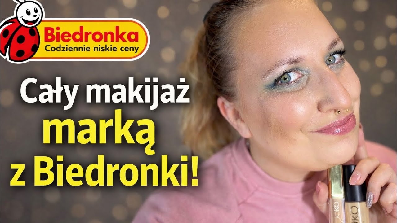 Cały makijaż kosmetykami z BIEDRONKI 😳💄 Czy to w ogóle działa?!