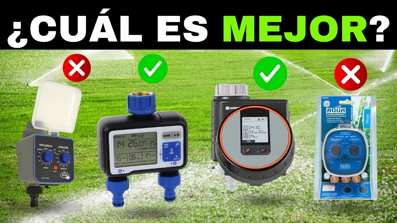 ✅ 9 MEJORES Programadores de Riego Automático para Jardín BARATOS de Amazon [2026] 🌿 Calidad-Precio