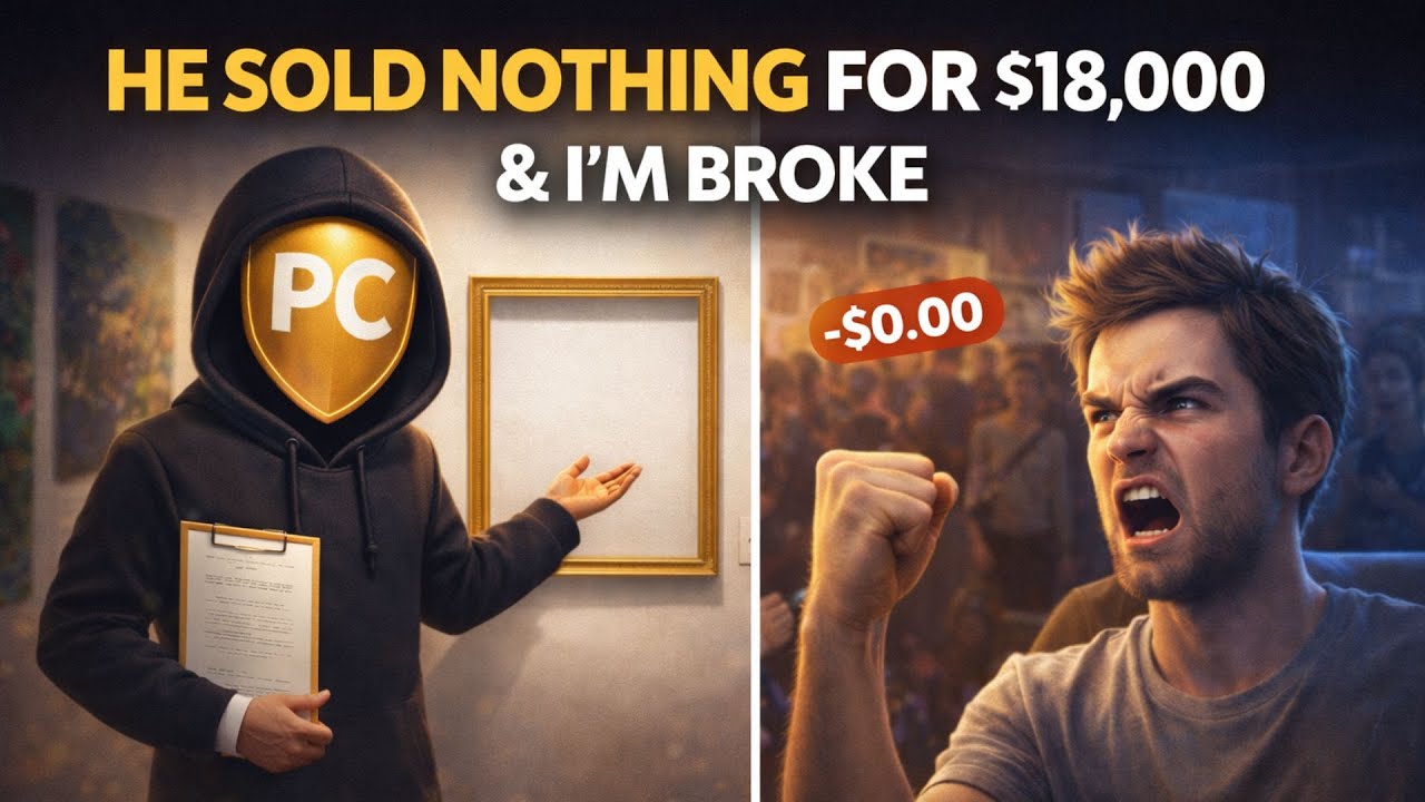 He Sold Invisible Art for $18,000… And I’m Still Broke (Psychology Explained)