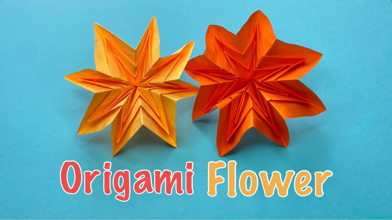 How To Make Origami Flower - Easy Origami Instructions