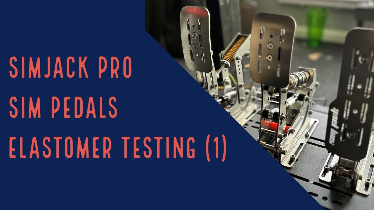 Simjack Pro Sim Racing Pedals - Elastomer Testing (1)