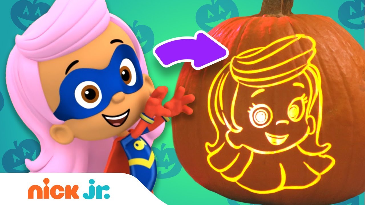 Guess the Halloween Pumpkin Carving! 🎃 w/ Bubble Guppies & PAW Patrol! #2 | Nick Jr.