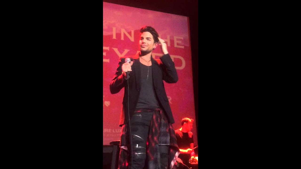 LiveinVineyard Adam Lambert Trespassing - Another one bites the dust