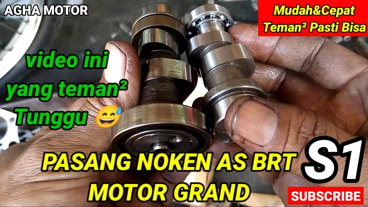 PASANG NOKEN AS BRT S1 MOTOR GRAND