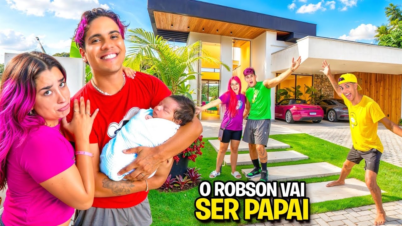 O ROBSON VAI SER PAPAI *Conhecemos a nova mansão dele! 