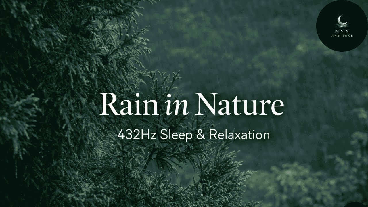 Rain in Nature Ambience – 432Hz Sleep & Relaxation