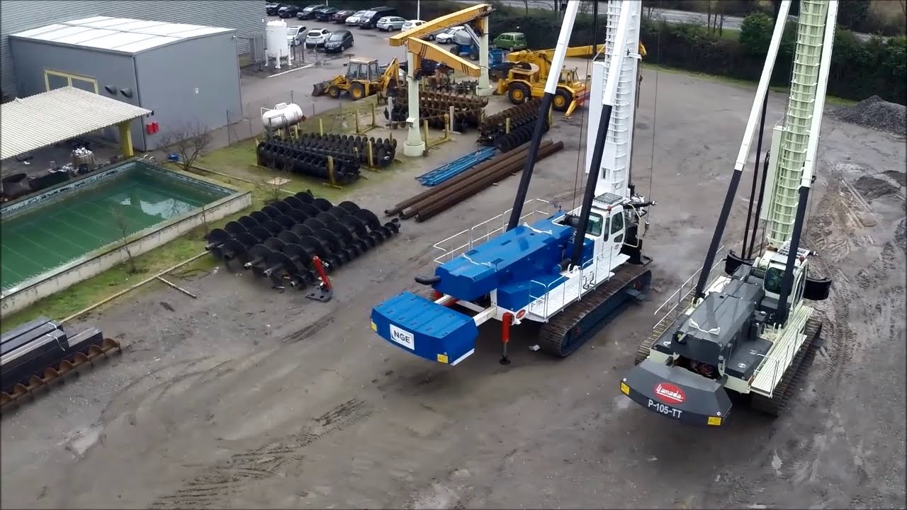 Llamada P-160TT & P-105TT CFA piling rigs comparison