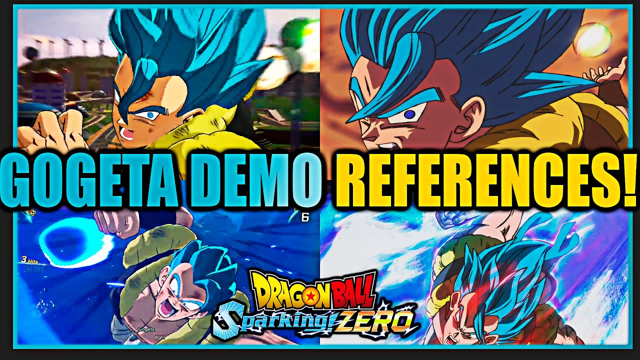 (6) DB Sparking Zero Demo Gogeta Cooked References