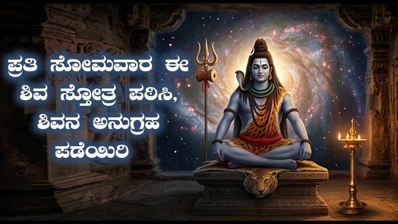 ದಿನವೂ ಈ ಶಿವ ಶ್ಲೋಕ ಕೇಳಿದರೆ ಸಕಲ ಕಷ್ಟಗಳು ದೂರ | Powerful Lord Shiva Shloka