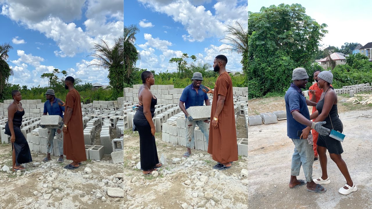 Unbelievable as I surprised my new girlfriend and test her as a bricklayer and she’s decided help