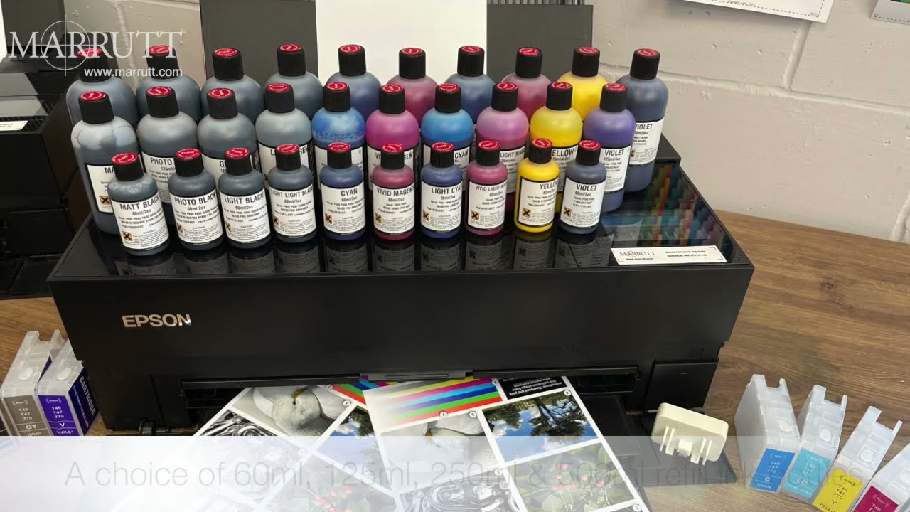 Marrutt Refillable Cartridge System for Epson SureColor SC-P900