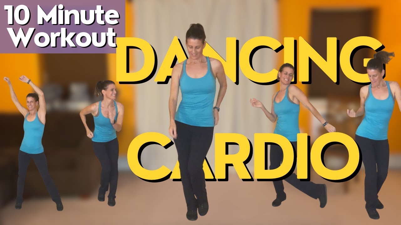 10 минут танцевальной кардио-тренировки / Веселая музыка / Поднимите пульс и сожгите калории!