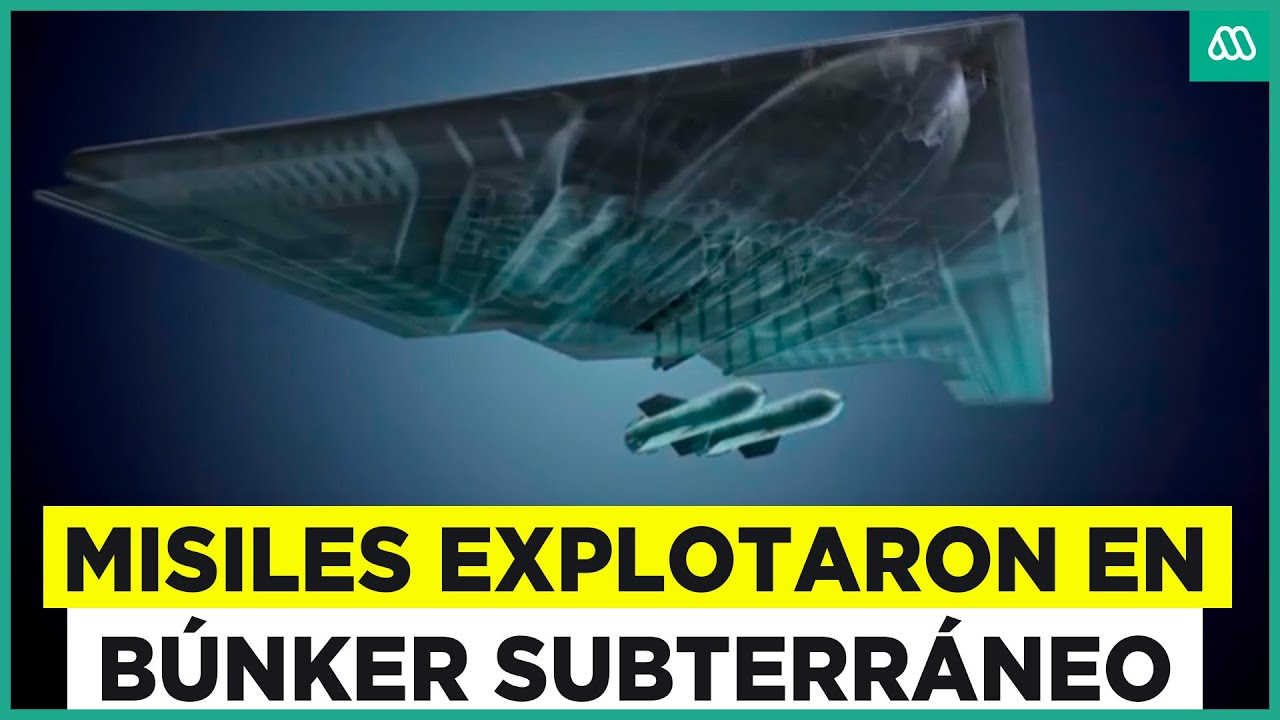 Estados Unidos logró bombardear búnker subterráneos: Así funcionan los misiles que lo lograron