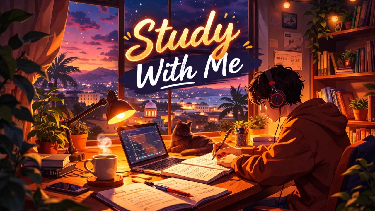 Study With Me - 1 Hour Lofi Hip Hop Beats – Deep Focus Music for Studying, Working & Relaxing
