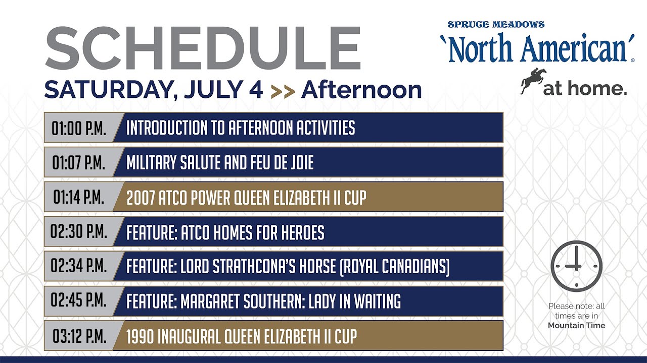 SPRUCE MEADOWS 'North American'...at home - SATURDAY AFTERNOON