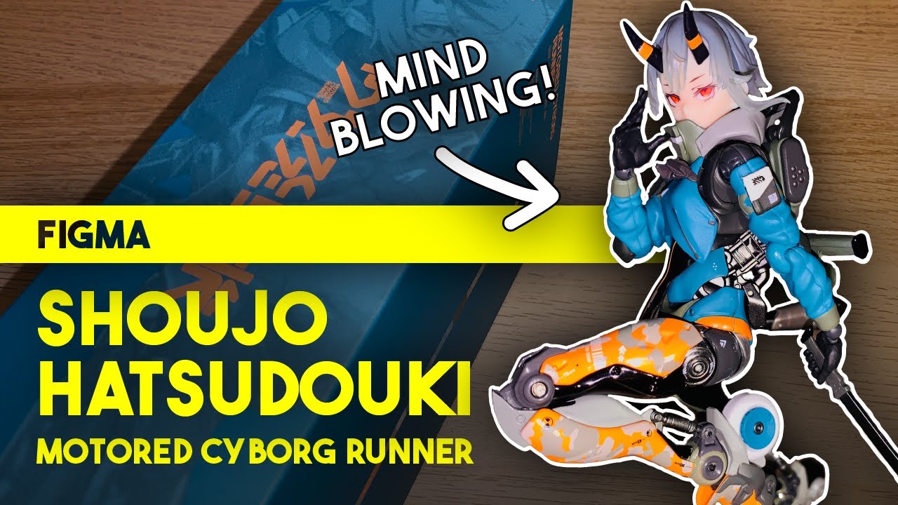 Figma Shoujo Hatsudouki: Motored Cyborg Runner - DOWNTOWN TREK Action Figure Unboxing and Review