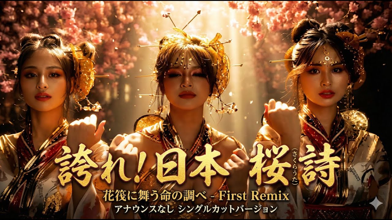誇れ！日本　桜詩（さくらうた）－ 花筏に舞う命の調べ －　First Remix　アナウンスなし　シングルカットバージョン