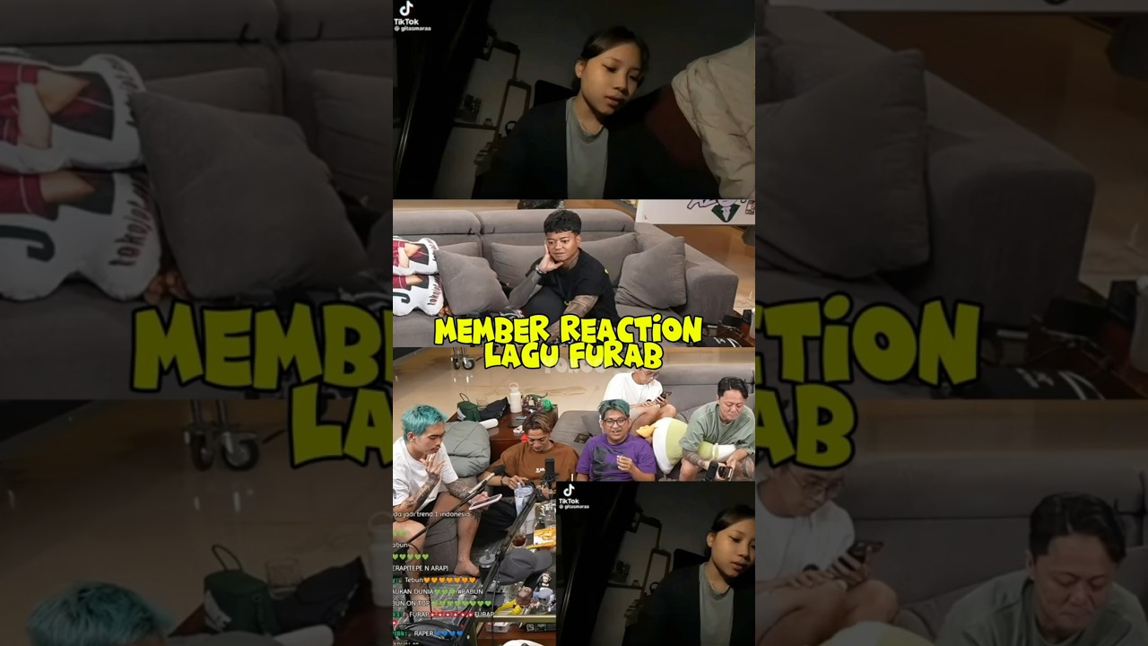MEMBER AAA CLAN REACTION LAGU FURAB #shorts