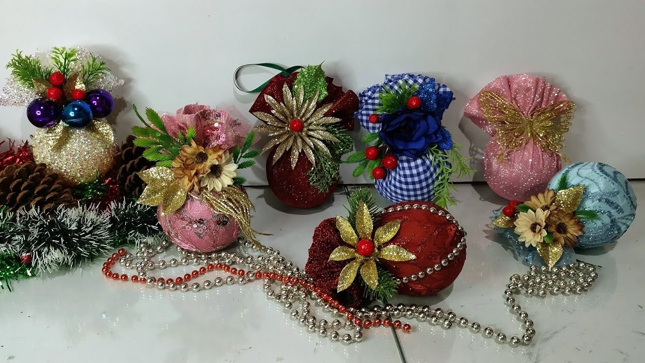 BOLAS NATALINAS ARTESANAL ( Está em alta )