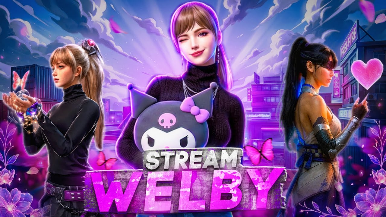 ДЕВУШКА ИГРАЕТ FREE FIRE 🎀 #freefire #shorts