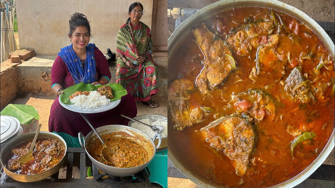 చేపల ఇగురు & వంకాయ కూర