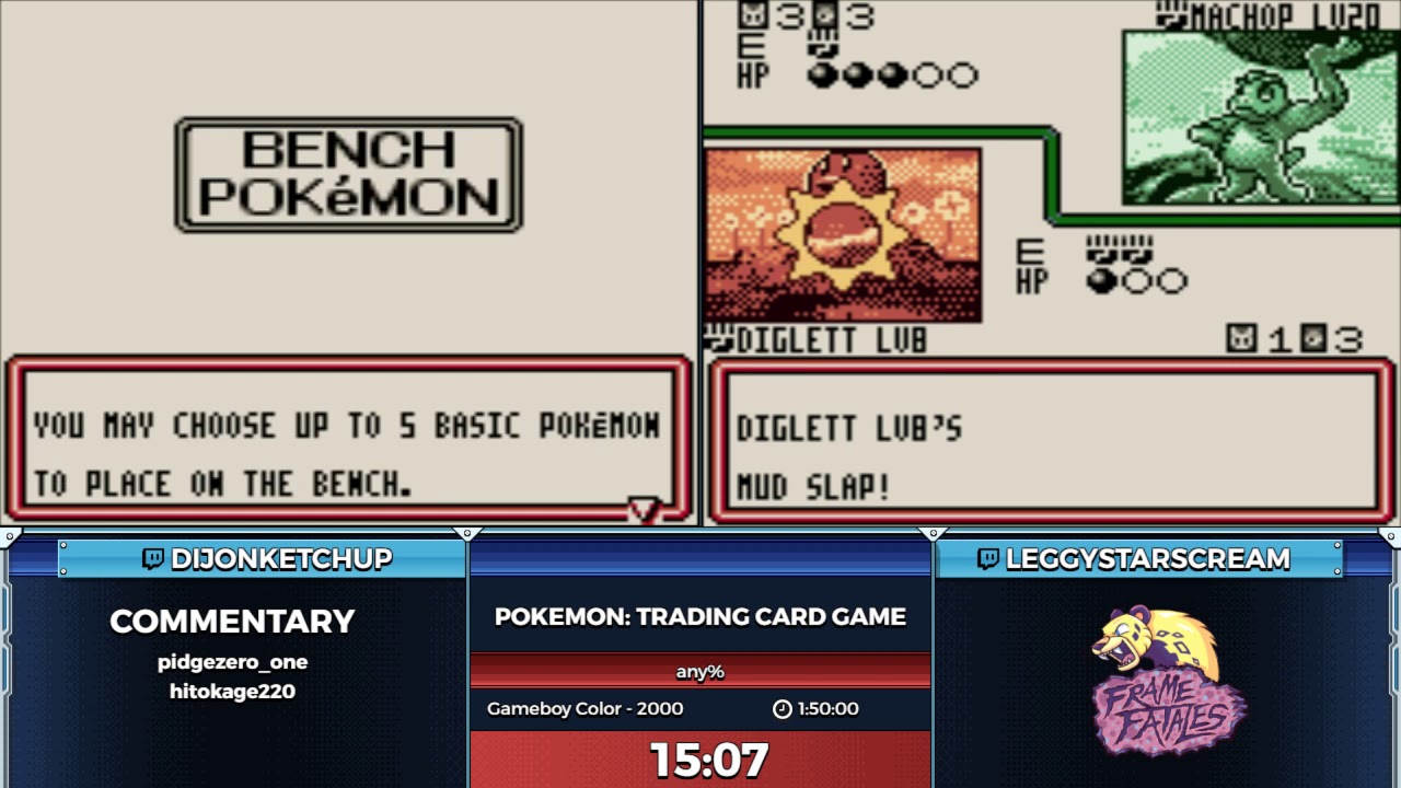 Pokemon: Trading Card Game by dijonketchup and leggystarscream in 1:26:06  - Frame Fatales 2019