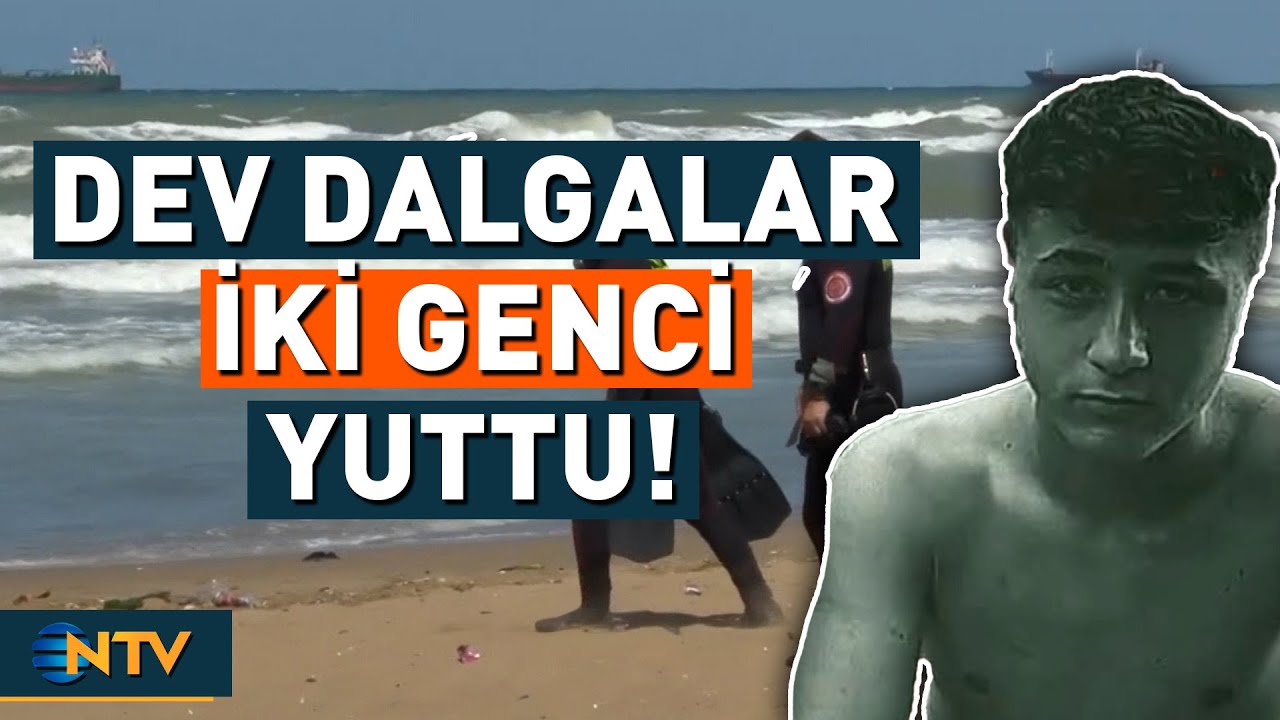 Fırtınaya Rağmen Denize Giren Gençler Dalgaların Arasında Kayboldu | NTV