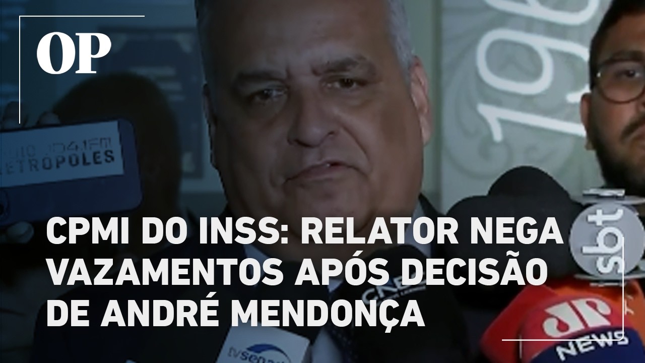 CPMI do INSS: Relator nega vazamentos após decisão de André Mendonça