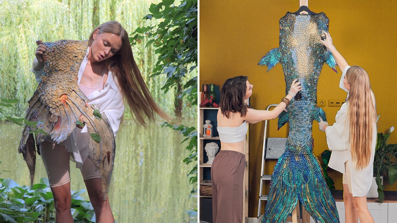 How to make a realistic silicone mermaid tail? 🧜🏼‍♀️ 