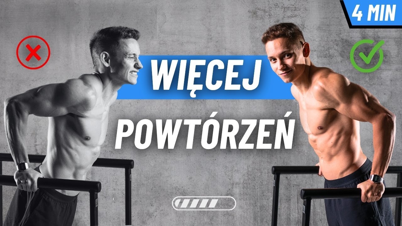 Sposoby na ZWIĘKSZENIE LICZBY POWTÓRZEŃ | Kalistenika