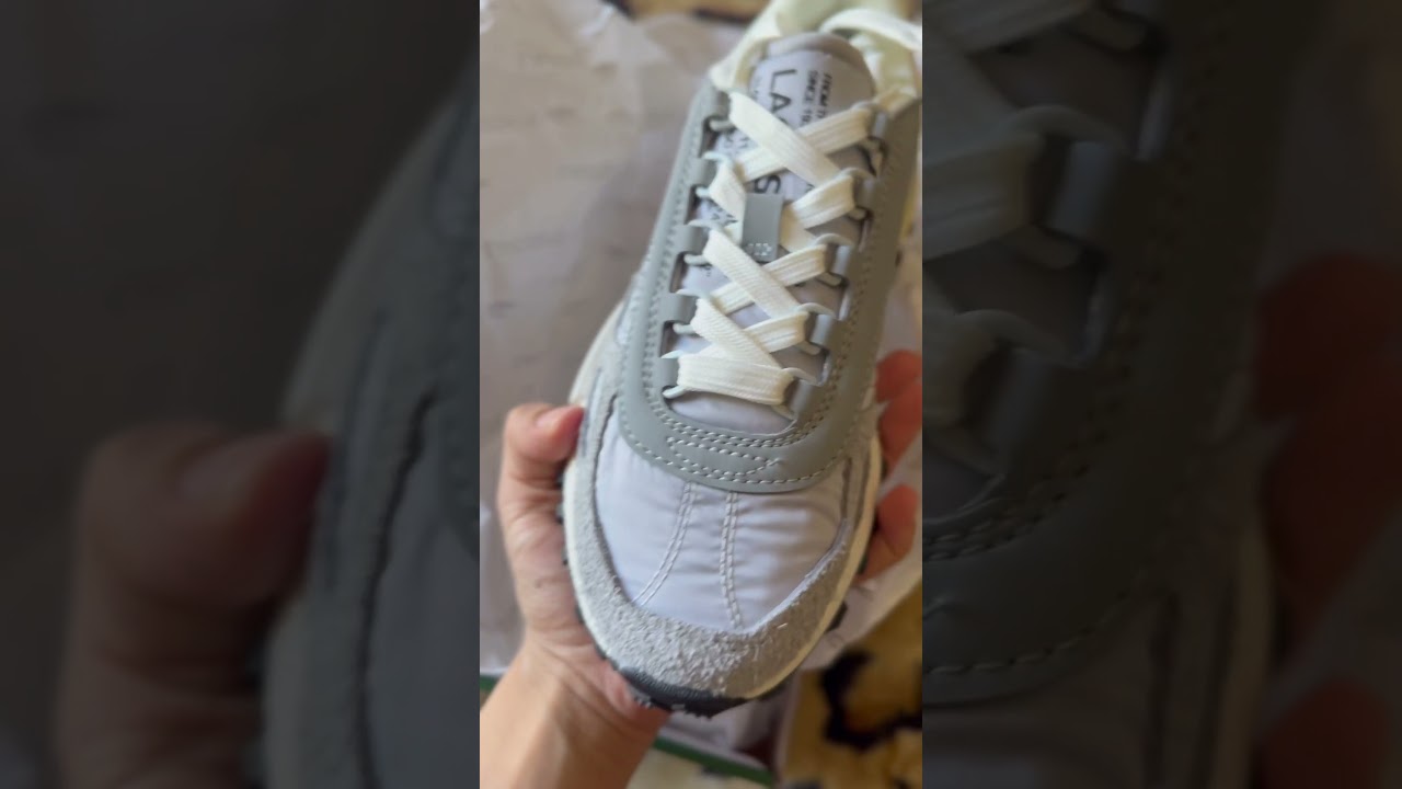 New Lacoste sneakers unboxing🤩 #lacoste #آنباکسینگ #unboxing #viralvideo #sneakers #blackfriday