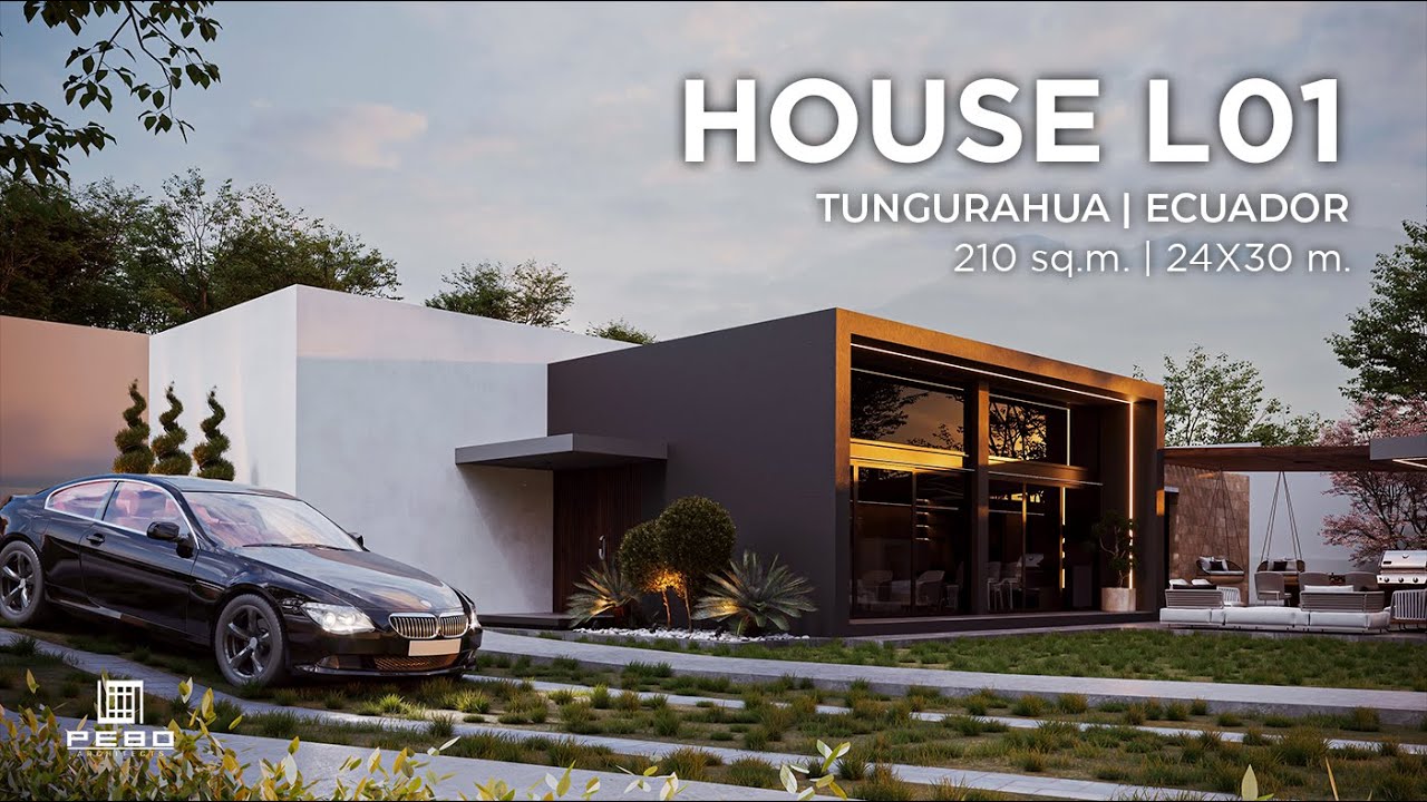 L01 HOUSE  | ARQUITECTURA INTEGRAL | TUNGURAHUA / ECUADOR | TERRENO 24 X 30