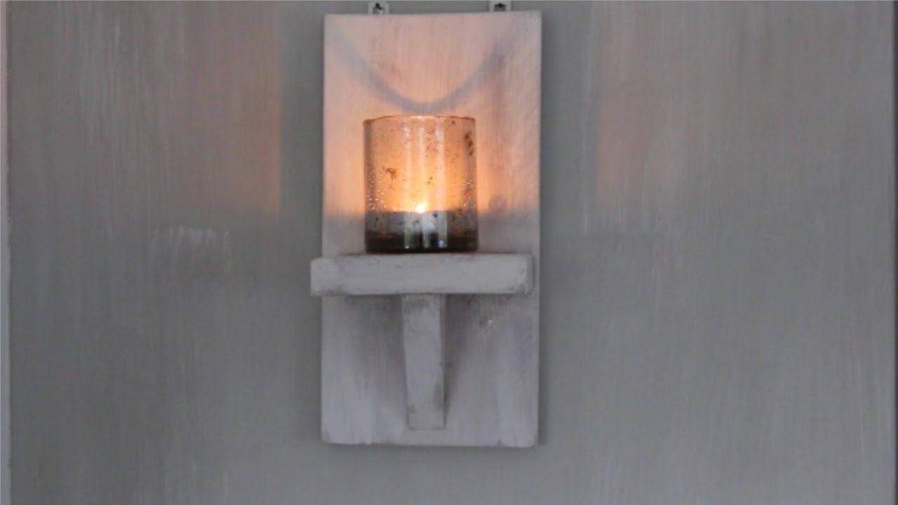 DIY - Wandkandelaar